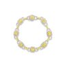 Yellow and White Diamond Spectacular Laykin Bracelet